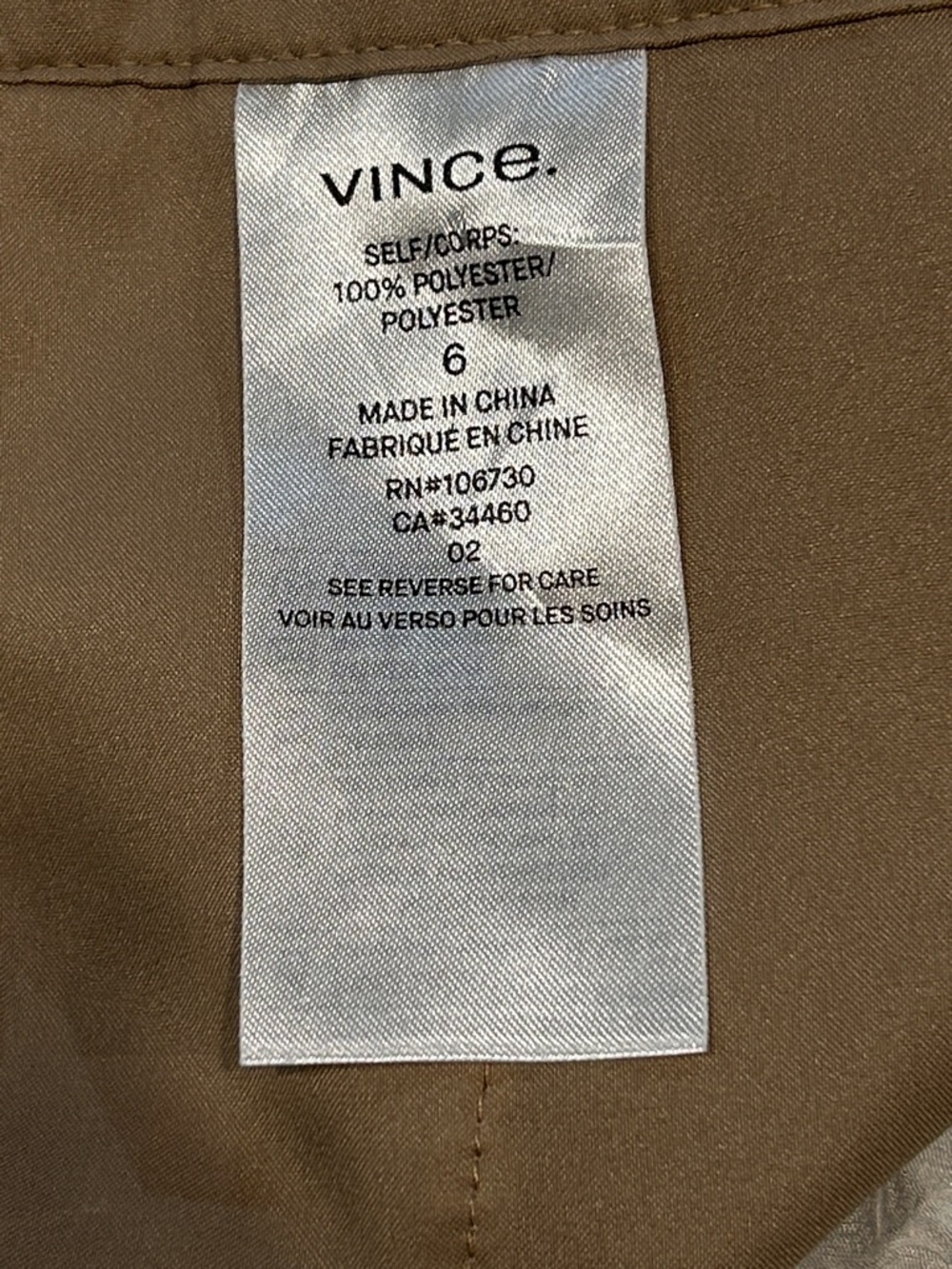 Vince Accordion Pleat Textured Culotte Pants size 6 Ivory Cream - Picture 7 of 16